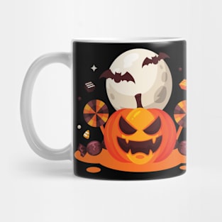 Halloween Pumpkin Design Mug